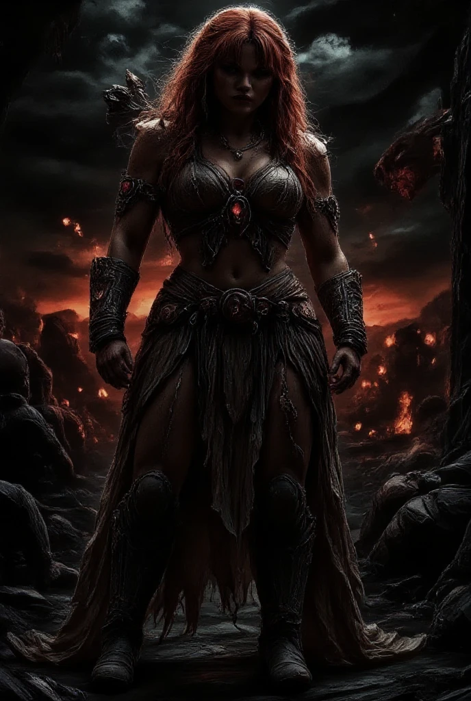 (beautiful demon woman with pale skin portrait:1.5) in hell landscape with castle and demon horde (((masterpiece))), ((best quality)), realistic, 8k, ultra-detailed, realistic, scenery, ConceptArt, Highly detailed RAW color Photo, side Angle, (lens flare:0.7), particle effects, raytracing, cinematic lighting, shallow depth of field, photographed on a Sony Alpha 1, 50mm wide angle lens, sharp focus, cinematic film still, dynamic pose, <lora:Hell2_v1.0:0.7>, (Realistic:1.5), <lora:RomiC_v1.0:0.6>