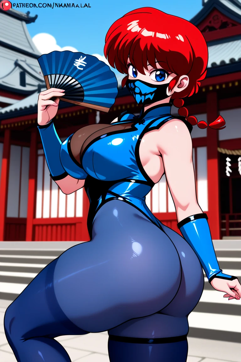(solo:1.5),(masterpiece), (best quality:1.3), anime, hentai, ultra detailed, intricate, professional art, digital art, absurdres, 1girl, wet pussy, no pants, sarada uchiha posing on the the sidewalk wearing red-bodycon-minidress licking lips, smirk, black hair, short hair, headband, red glasses, black eye color, sarada_uchiha, in doors, furniture, thick thighs, flat chest, (bubble butt:1.5), side view, large ass, wide hips, arm gloves, stockings, protruding butt, red panties, flat chest, smirk