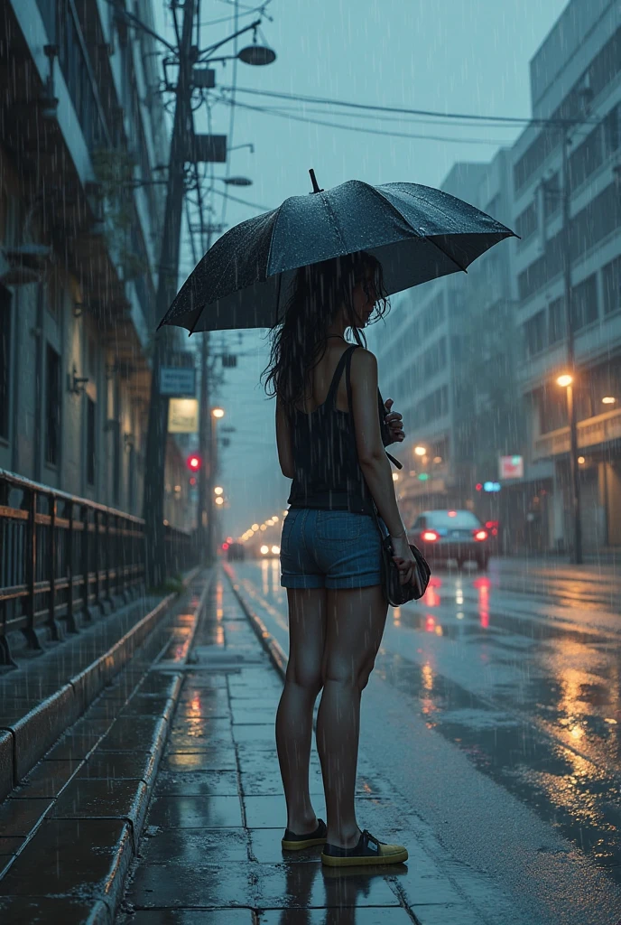 raining night