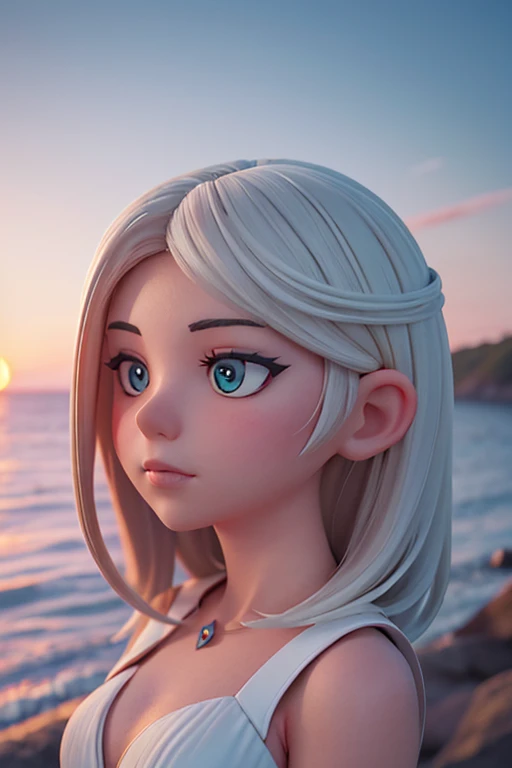 (La mejor calidad, 4k, 8k, Altas Resoluciones, obra maestra:1.2), ultra detallado, Cara detallada, Labios y ojos detallados..........., lindo maquillaje , aspecto atractivo, Rostro expresivo, realista,
QUEBRAR L ,beautiful caucasian woman with shoulder length messy wavy cabello blanco, 14 years old, modelo adolescente , Grandes ojos azules, piel clara, Slim and athletic ,
QUEBRAR , (dynamic pose), (desnudo), cubrirse los senos con la mano, Luz solar suave iluminando la escena, Sutil movimiento del viento en el cabello, cheerful expression, gloomy atmosphere, Suave, Natural lighting that emphasizes your features..........., Subtle shadows that add depth and dimension to the image..........., (joven) lleva una camiseta naranja , falda azul a cuadros , Small breasts , albina , linda chica , cabello plateado