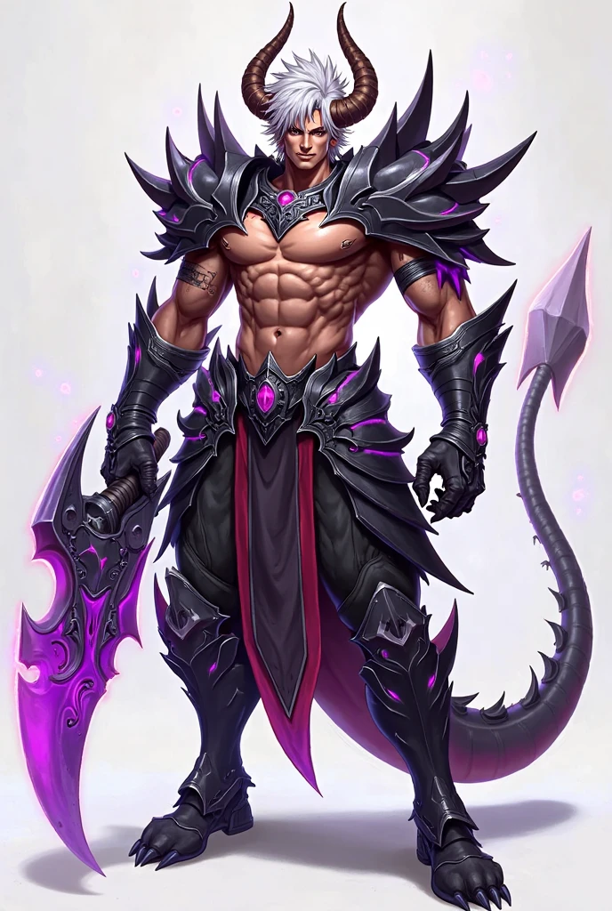A purple dragon with a rainbow horn, standing pose and intense gaze, ink painting inspired by Van Gogh, traditional Chinese and cyberpunk manga style, fluorescent and hard edge effects, 8k resolution