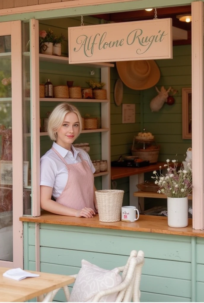 A scene in an old-fashioned candy store filled with jars of colorful sweets, a vintage cash register, and a display of nostalgic candy packaging. The shopkeeper, dressed in a white apron, is serving a young girl with pigtails. The scene is bathed in warm, golden light. (nostalgic:1.3), (vintage:1.4), (whimsical:1.2), (colorful:1.2), (textured:1.2), (intricate details:1.3), (high-resolution:1.3), (photorealistic:1.2), (timeless classical world:1.3), (a glimpse into the past:1.2), (retro:1.2)