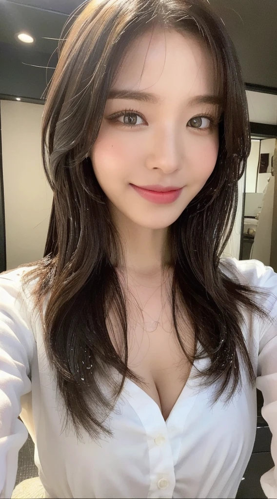 seed:2020674263.((Full body angle:1.1)).((Highest quality, 8k, masterpiece:1.3)), ((from below:1.1)).concentrated:1.2, Perfect body beauty:1.4, Hips:1.2, ((Delicate Hair)), (Vibrant color block short sleeve crop top for women,Shorts :1.1) , ((Highest quality、8k、masterpiece:1.3))、1 Girl、A sloppy smile、Esbian all over body、Slim face、Big 、Beautiful woman、(Dark Brown Hair)、Long Hair、1.1、Flickering Valley、Detailed eyes、double eyelid、Blurred Background、超Slim face、Smile、Looking down、stroll.extreme extreme close-up.cowboy shot