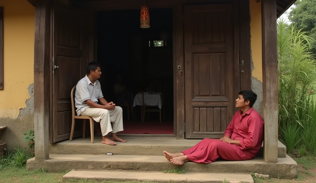 In a small village there lived an orphan named Rama and his grandmother, they lived a simple life
