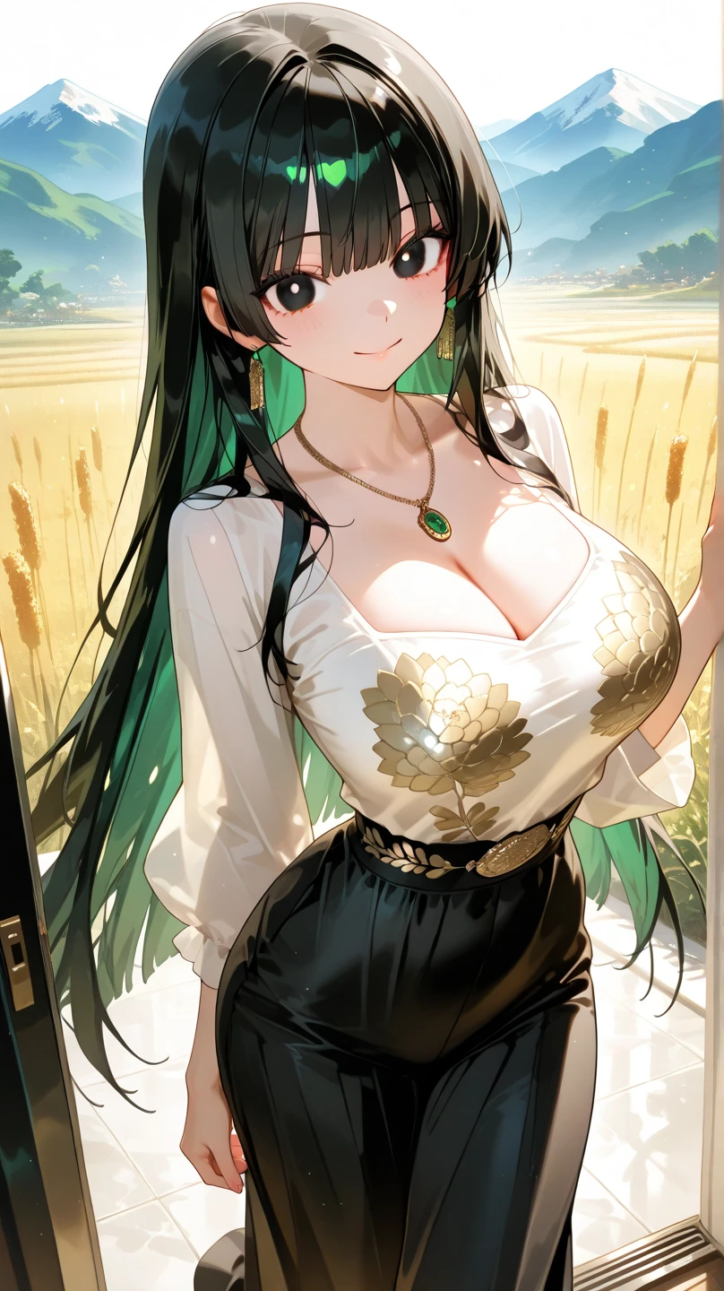 ひまわり🌻と美女、(Super Huge bust 1.9),Junji Ito、smil、