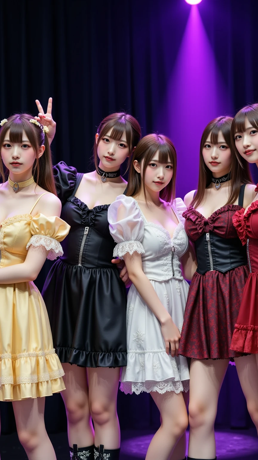 Idolグループ、woman５people、Arms crossed、pop、All smiles、過酷なFlash photography、[Realistic photos]!!,率直なFlash photography、wonderful、Nakayama Masaru、Flash photography、Sui Ishida、Hands are not photographed、大peopleのwoman、Colorful clothes、Wearing a dress、日本people、sexy、gorgeous、princess、It has frills、It has frills、Long Skirt、Frills、Natural light、Idol５people、Arms crossed、A good friend、Extremely fantastical、Art Photography、beautiful、shine