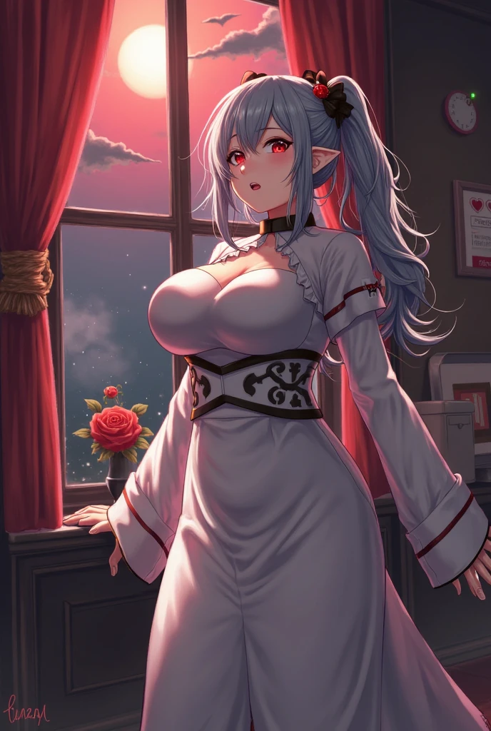 (8K, Best quality:1.2), (tmasterpiece:1.37), (photore, fotorealistisch:1.5), (ultrahochauflösend), full bodyesbian, 40 weeks gestation, huge belly, (Big belly:1.10), (Large chest:1.5), Mini dress, IU von kpop, ((kpop)), (simulating:1.2), (High sharpness), (very detailed photo:1.1), hentail realism, Sin embargo,treasures, (Home page background:1.2), Asia face, photography:Canon EOS R6, 135mm, 1/1250s, f/2.8, ISO 400