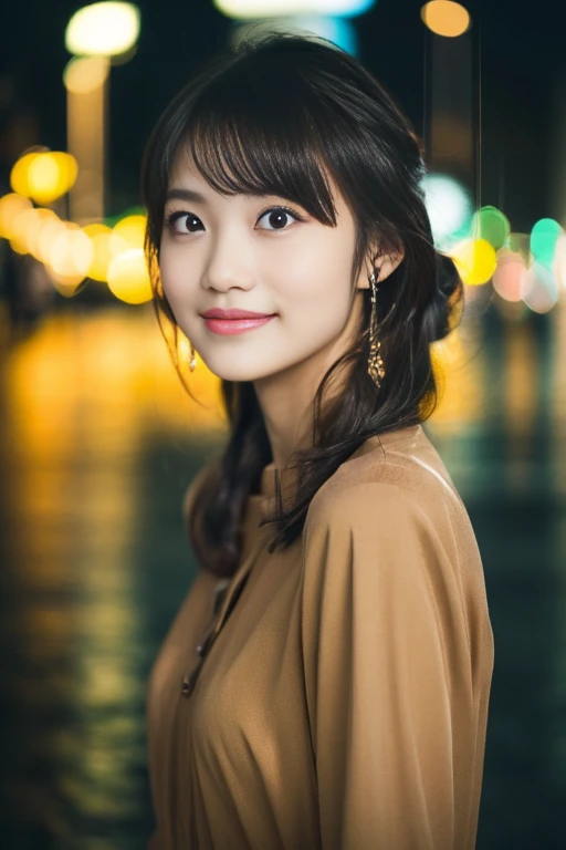 ulzzang -6500-v1.1, (Raw photo:1.2), (Photorealsitic), a beautiful detailed girl, (Real: 1.4), extremely detailed eye and face, beatiful detailed eyes, ((sitting inside the ferris wheel at night:1.3)), ((Thick coat:1.3, Ultra-realistic pantyhose:1.2))、selfee、Instagram、game_nffsw, huge filesize, hight resolution, ighly detailed, top-quality, [​masterpiece:1.6], illustratio, ighly detailed, nffsw, finely detail, top-quality, 8k wallpaper, Cinematographic lighting, 1girl in, 17 age, perfect body type, cute droopy eyes beautiful big eyes、Pieckfinger, ((masutepiece)), Best Quality, 1girl in, eye shadow,  Portrait, ((FULL BODYSHOT:1.4))、(Very affectionate smile:1.2)、realistic skin textures、shinny skin、Exposed thighs!!!