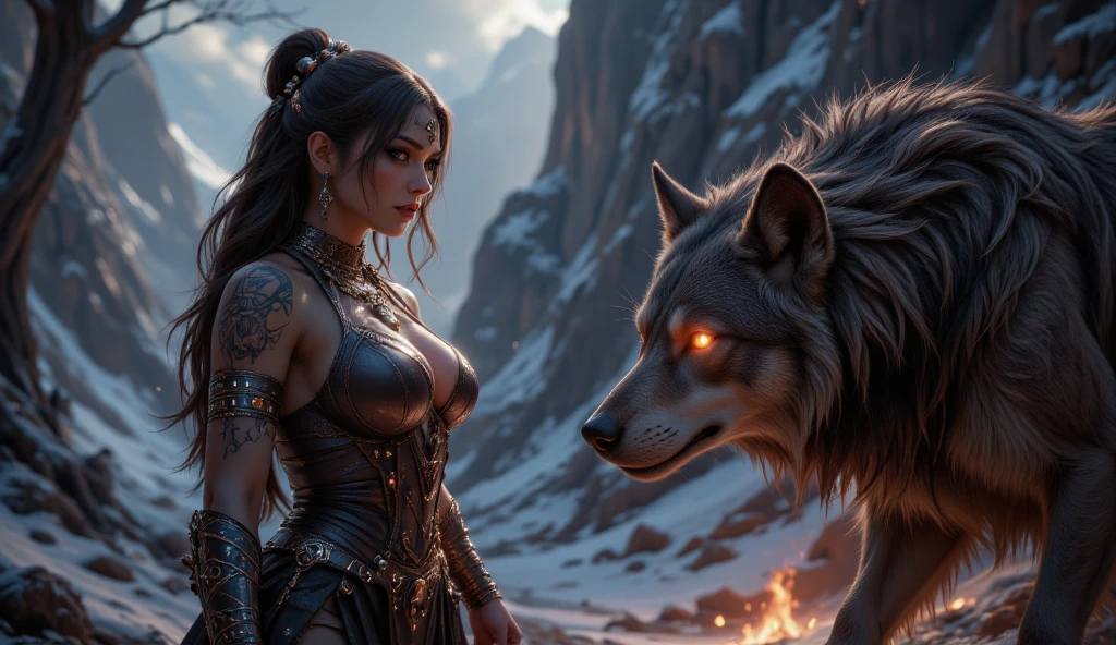 ((Intense Primitive Beauty)|.) (Extreme Nature) | Unreal), Dark, Dark Fantasy, (A Tiger), (Heavy Warframe: 1.3), (Roaring Forward), Smoke, Foggy, Blazing Eyes, Prairie or Burning Castle, Unique Ornamentation, Sunset Afterglow, Heavy Metal.