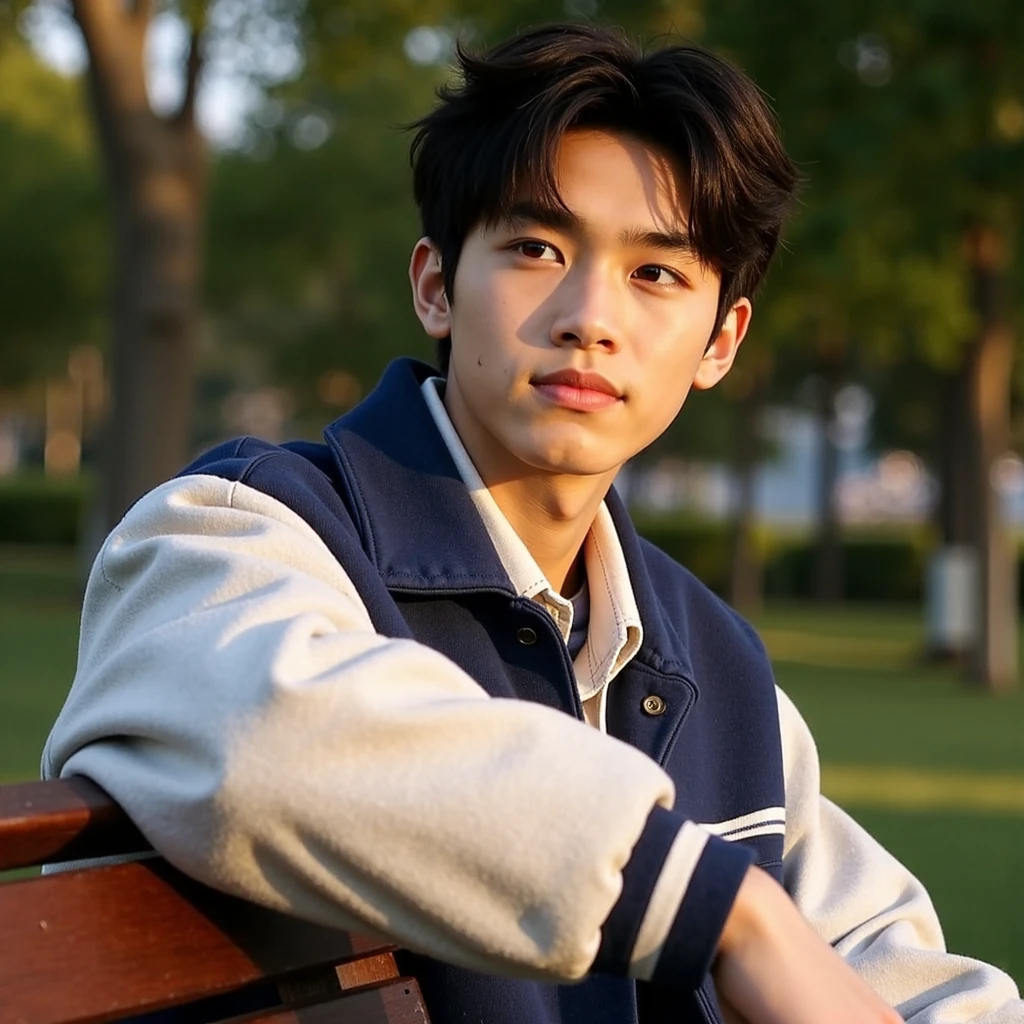 Asian muscular boy sitting on grass, sexy, Dark eyebrows, white shirt, wearing white thong high cut underwaer, white high cut Jockstrap, muscular young male, mid shot portrait, high quality portrait, Attractive pose, cute young man, gorgeous young model, portrait a 25 - year - old boy, casual photography, Realistic. Cheng Yi, cute young man, ((wearing micro string thong))