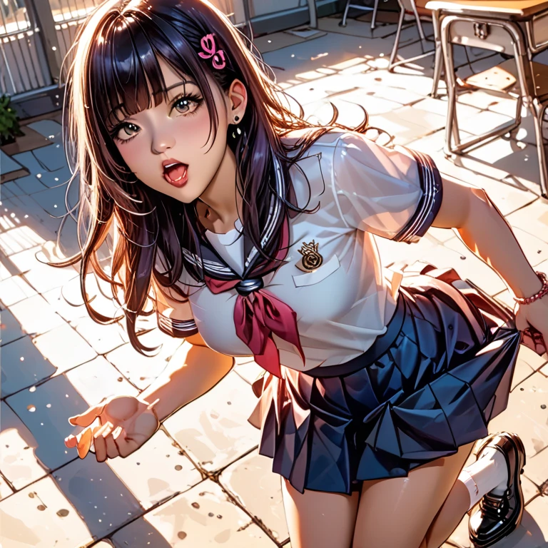 intercourse with a man, vaginal penis, doggystyle, pussy juice stain, leg up, (1man and 1girl,having sex:2),1penis,standing doggy, hug from behind,hentai breast grab, misaligned bra, arched back, (crowded train:1.4), train interior, dynamic pose, Dynamic hand movements, (breast grab:1.3), man's arm grabbing a girl's tits, (frying hands), (floating hands), (grabbing from behind), looking down, from below, (close contact:1.1), (cum:1.4), (cumdrip:1.2), facial, cum on face, white liquid, (best quality:1.1), (masterpiece:1.0),black eyes, extremely detailed CG unity 8k wallpaper, (photorealistic:1.2), complex 3d render ultra detailed of a beautiful porcelain profile face, vibrant details, break,(Open your mouth wide:1.4), blush, blush stickers, furrowed brow, grimace, screaming, pained face,closed eyes, Detailed lips, Detailed tongue, light brown hair, blonde hair, Huge twintails, Curl inside, Short hair, floating hair, (huge-breasted:1.2), nipples, long nipples, puffy nipples, small areolae,break,((See-through red cheerleader:1.5)),
checked skirt, skirt lift, (lifted by self:1.3), zettai ryouiki, showing pussy, (large amount of liquid spills from the crotch, Urine in the ground、 Peeing :1), (female ejaculation:1.5) ,female orgasm, (squirt love juice:2),