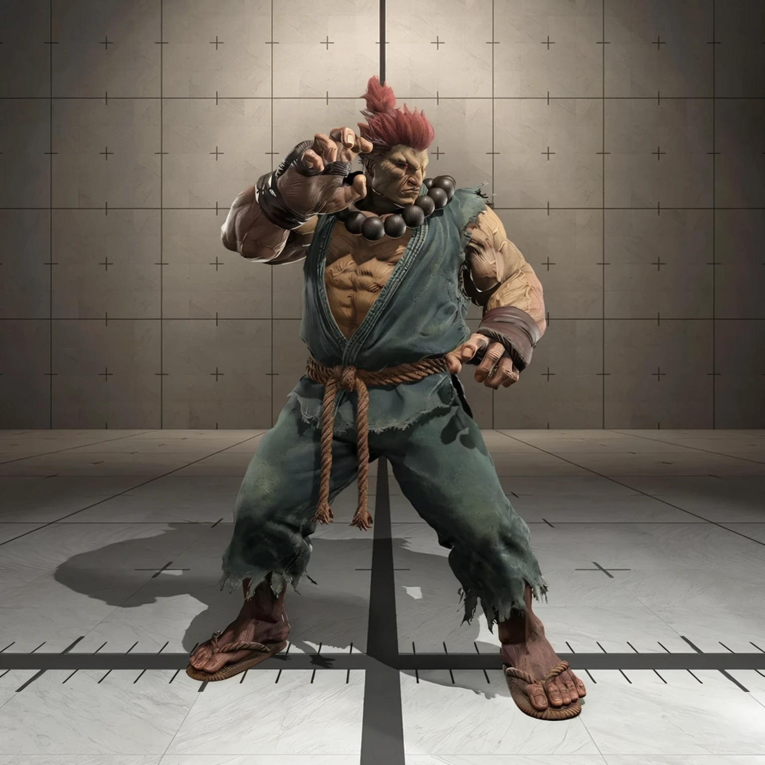 (Eine detaillierte Zeichnung von broly , Bodybuilding-Fitnessstudio.), With bare upper body, Kleidung boxershorts, the strongest of all, huge muscular body, big Bizeps, large shoulders, Muskelbeine,Abs, barefoot, Kampfkunst, hoher Tritt, Full body image , beserk, mma fight , barefoot