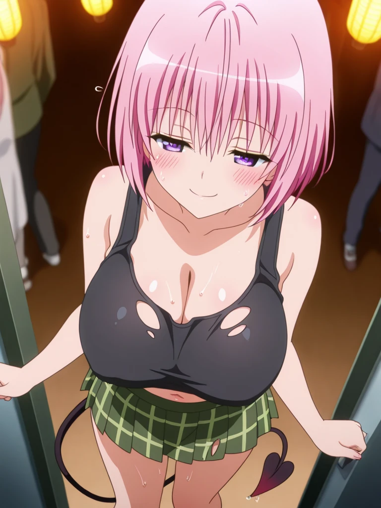 Get on your knees and lick the penis,Top view,look up,Cleavage,first round,Crucifixion,Big Breasts,Embarrassed face,Sweat,tears,bondage,Nipples,slave,No pants,