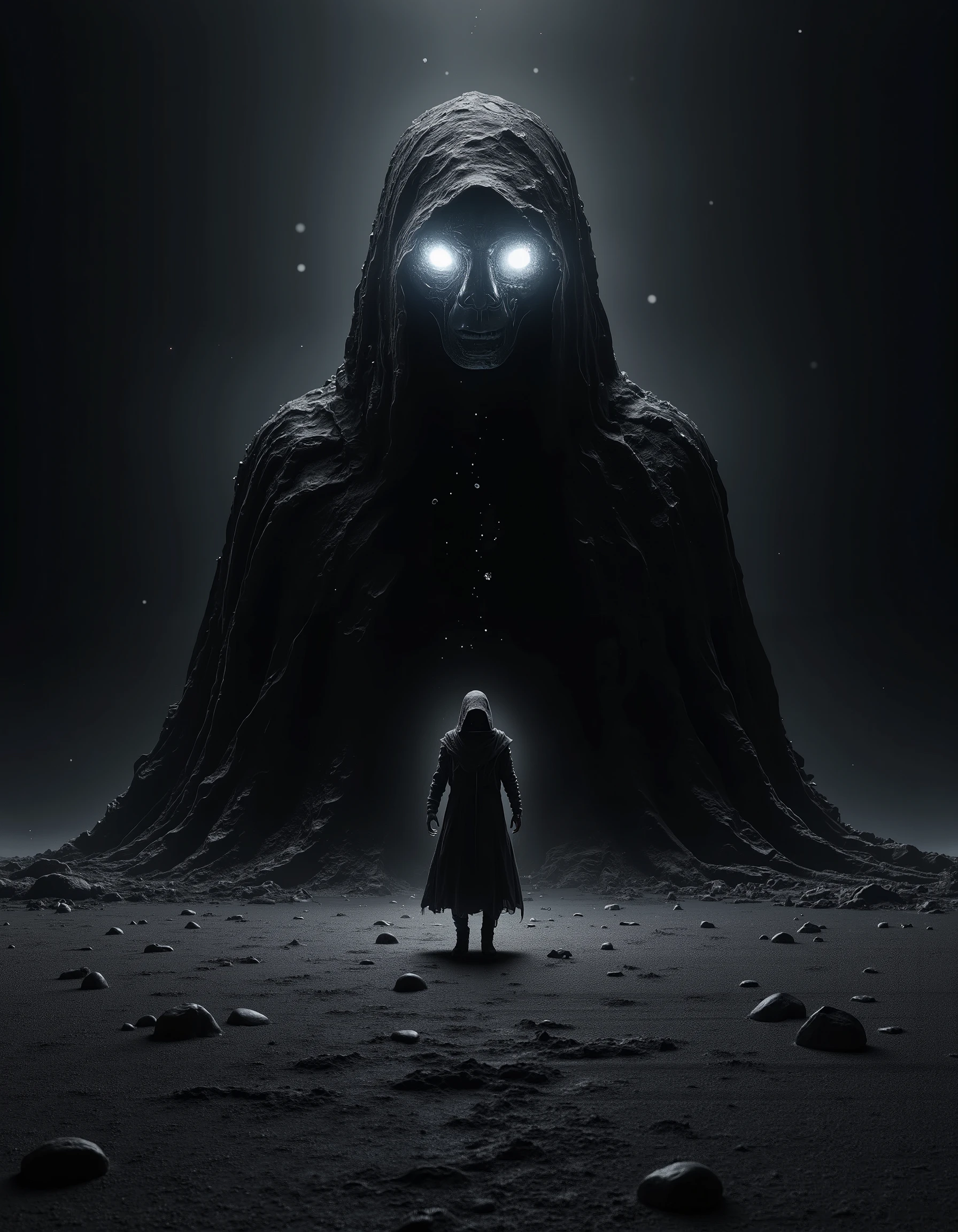 completely black screen , absolut nichts , reines Schwarz , detailliert , Gothic-Futurismus , A post-apocalyptic world , is prohibited in the technology , hyperdetailliert , professional poster art , strong lines , award-winning , trend on Artstation , fastNegativeV2 , RAL resolution , white eyes