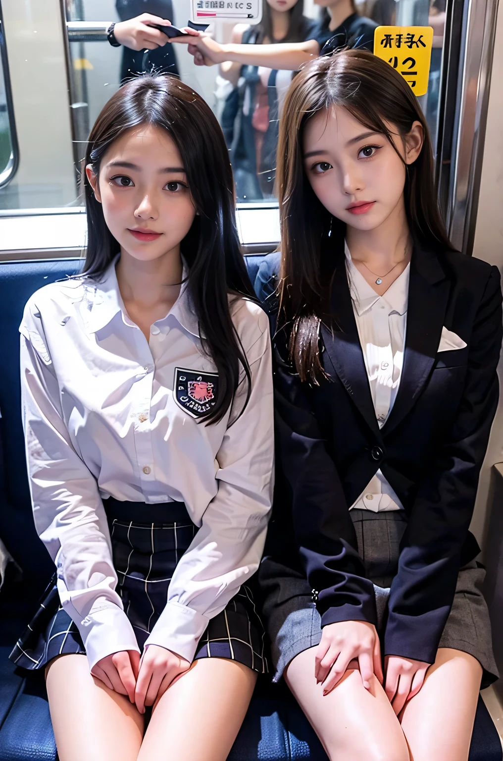 missionary position vaginal sex,(((having vaginal sex))), (((two girls))),delicate and cute girls with brown hair,((office workers)),、16years、Super8K Ultra High Definition、Delicate texture、 Medium Hair、flat chest、(((navy mini skirt)))、(((Wear a navy formal jacket over a collared shirt)))、black stockings、,Plain clothes,spreading her legs,exposed panties,nsfw,middle breast,in office,lying down on the desk,spreading legs open wide with knees bent,creating the shape of the letter M,(((detailed race white panties))),Two 16 year old girls hugging、The lower part of the chest is emphasized and exposed..、The breasts are wet with milk、、zoom、Glowing Skin 5.your breasts will grow、Realistically(((.two 14-year-old girls lying ))、(((two 14-year-old girls grab each other'Chest seen from behind)))、(Hold me close to your heart)、your breasts will grow、Wear a T-shirt.Wearing pink panties、(two Striking a sexy pose),penis,penis insert