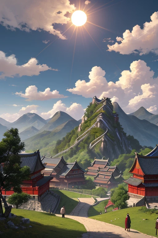 A Man, Prince of the Qin Dynasty, Yingfusu: (1.2), Ancient Xianyang City Palace Background, Clear HD, 8K Resolution, Digital Painting, Concept Art, Xinhai Cheng Style, POP Trend, Pixiv Hot Trend.