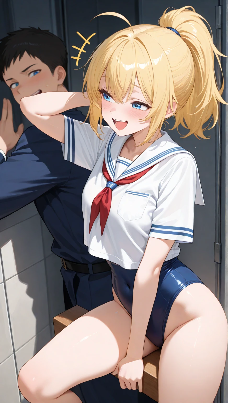 (top-quality:1.1), (masterpiece:1.4), (absurderes:1.0), portlate, a closeup,
1little girl, Sailor Uranus, KizukiAi,, small tits, Aqua Eye, blonde hair, Sailor Senshi Uniform, sailor collar, chest bow, Back ribbon, Appealing skirt, White elbow gloves, street, a street, alleyway, (red blush:1.2), looking at the viewers, (a smile:1.2),Obscene graffiti all over the body、 (Stand and spread your legs:1.1、Crab crotch、tiptoeing) ,(Arms behind your head:1.2),(Crying in frustration), Sweat, Drooling,お漏らし、(NSFW), excessive cum in、Trembling girl ,Tremor Effect Motion Line ,Sweat,steam,Sex Expressions、Genital Vibrator、Vibrators cause loud vibrations、((FunToys、masturbation、Genital Vibrator))、1girl in, 1boy, (Macho Boy:1.1), (a couple, hetero:1.3)、(Someone else's hand grabbed the girl's panties), (Girl is being held by a man),