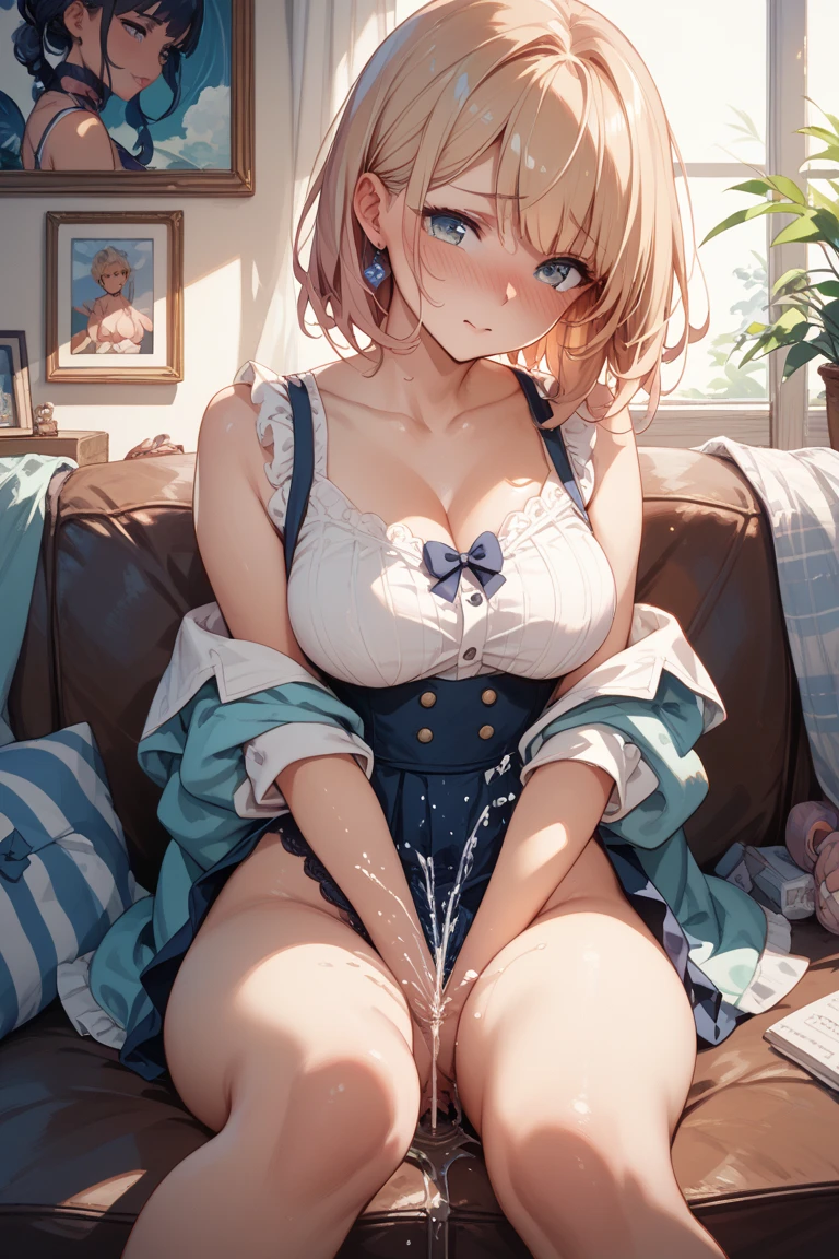 ((NSFW))、(masterpiece, Highest quality:1.3), (Super detailed:1.2), High-definition RAW color photos, Professional photos, (Photorealistic:1.4), (Pink Hair:1.5), Professional Lighting, Perfect Anatomy, (Big Breasts:1.2), (Detailed face),Earrings, necklace, Gold bracelet, (Slim body、Are thin、Model body type、Beautiful long legs), (White shirt、金のEarrings:1.3)、To the tips of the feet、(((Sweat)))、((Sweatで濡れた肌、My hair is wet))、Double teeth、(((smile)))、(((Body odor)))、(((body odor)))、(((pubic hair、I can see the vagina)))、(((Piano playing)))、(((Love juice drips)))、(((orchestra、Large venues、Large crowd)))