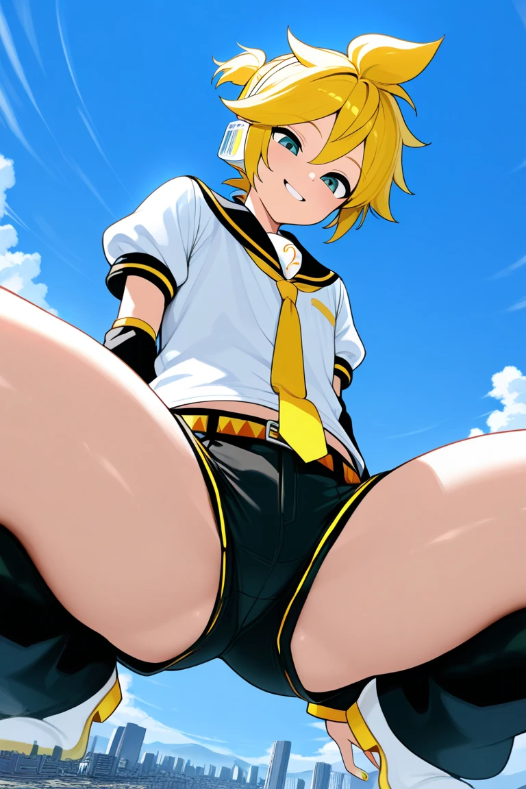 (((Official art,product art,superfine illustration,最hight resolution, masutepiece,best qualtiy,Best Quality,非常にdetailedsなCGユニティ8kの壁紙))),1boy,hightquality, detaileds, (A little boy),12 years old, A young ace striker male idol with a super cute face,beautiful young boy, Cool handsome face with smile, soccer spike, Long legs, thighs thighs thighs thighs, Foots, Bulge, (blondehair、)、 Short,spiky hair、Shiny hair, (Yellow tight shiny soccer training bodysuit), (tight soccer shorts),  tussock, Cool pose, (太いthighs thighs thighs thighs,big butts)、(((Training room)))、((cocky、))、Smirk、Spread legs,Ultra-fine painting, (Best Quality, 4K, 8K, hight resolution, masutepiece:1.2),(((Being aware of the sexual gaze of middle-aged gay men))).、Service Shots、Kurapika、Hunter × Hunter、