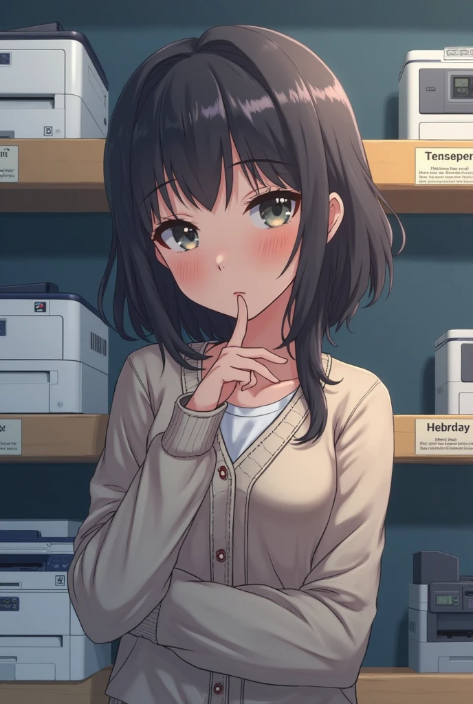 1girl,saori_ootori, office_lady,black hair,long hair,pink lips,eyelashe,eyeshadow,standing,smile,happy face,open mouth,pink sweater,black pants,masterpiece,extremely detailed CG unity 8k wallpaper, best quality,32k,focus sharp, <lora:saori_ootori_v1:0.8>, <lora:add_detail:1>, <lora:Light and Shadow:1>