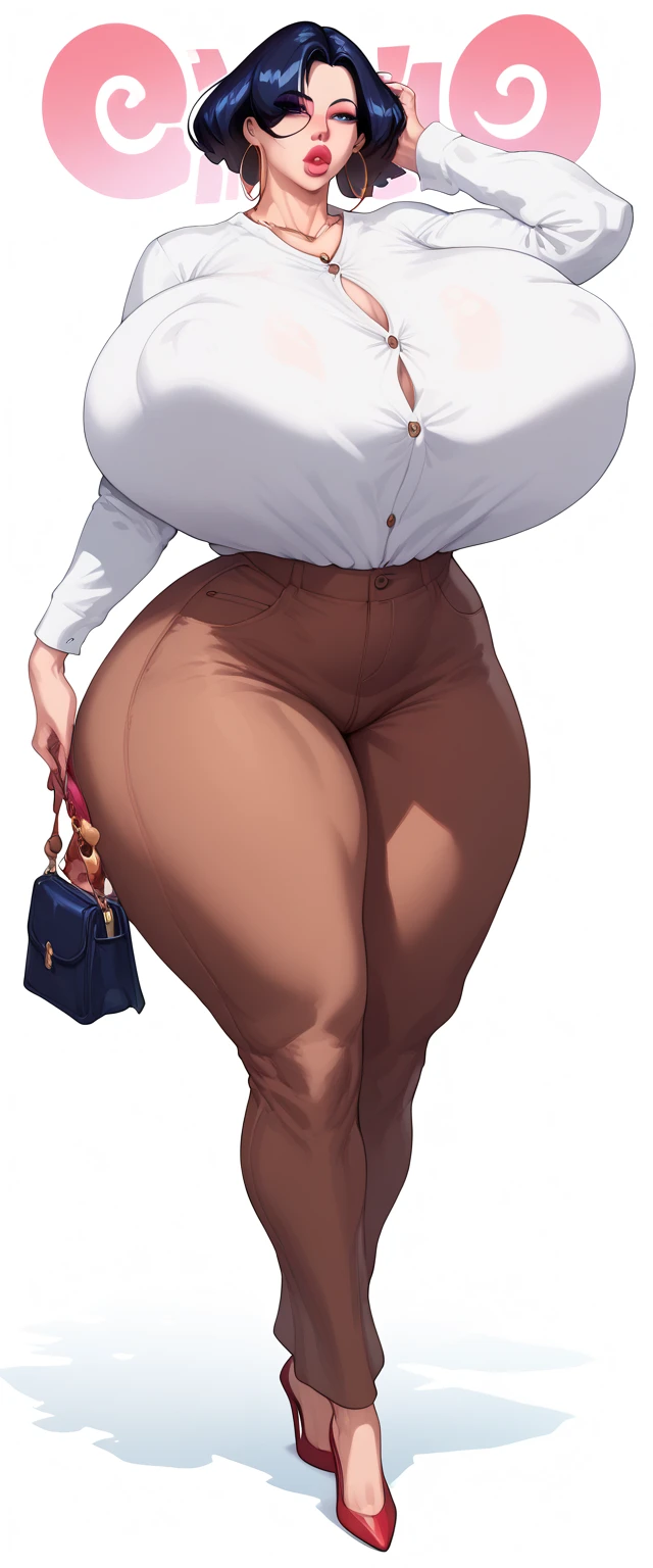 hentai,full body, huge tits, huge legs, Futanari,