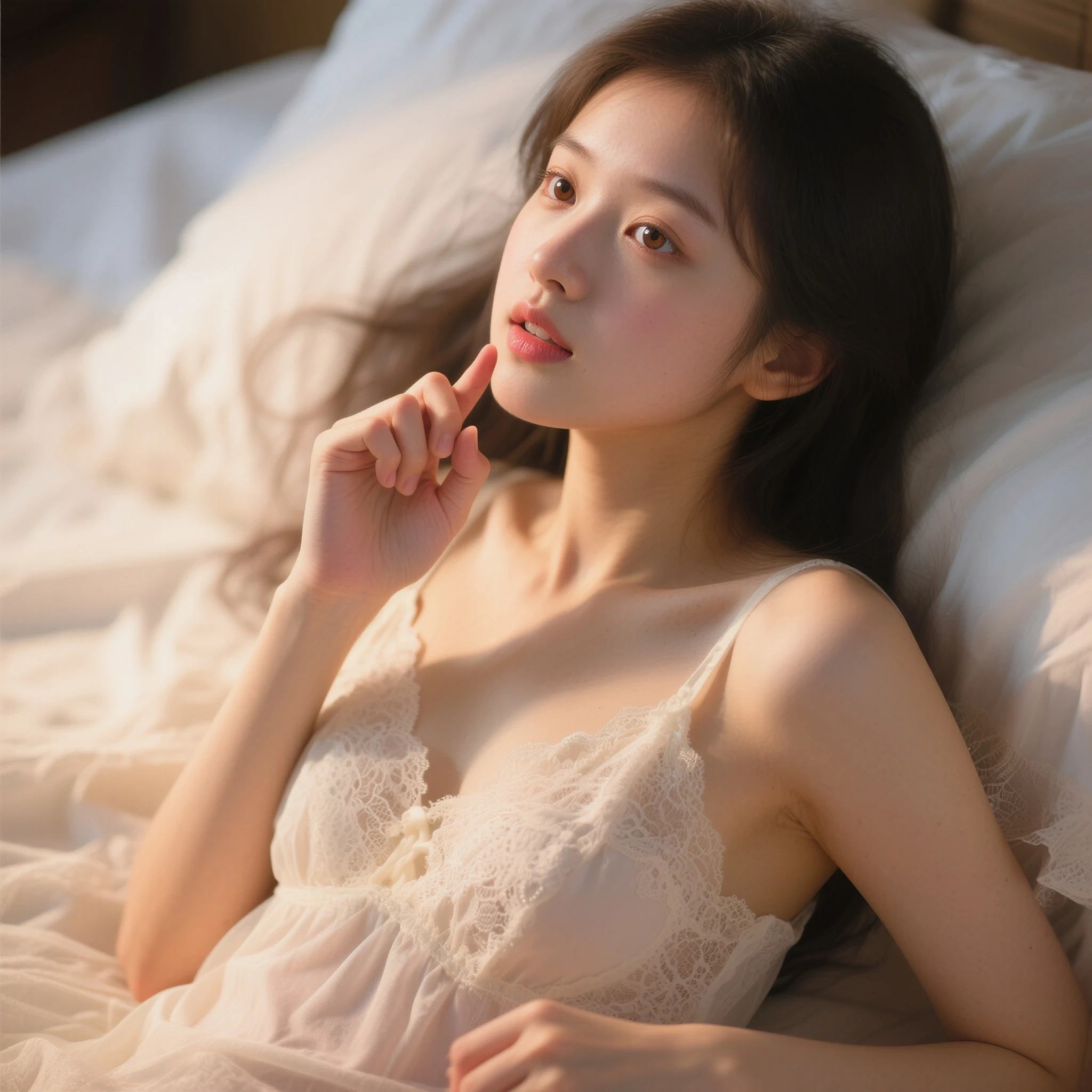 Asian woman sitting on bed in white ringersuit, White bra, Gorgeous young Korean woman, beautiful south korean woman, sexy push up bras, a pretty woman, beautiful asian girl, very tight small push up bra, gorgeous chinese models, Beautiful young korean woman, Korean Girl, beautiful sexy woman photo, wearing sexy lingerie, tight push up bra