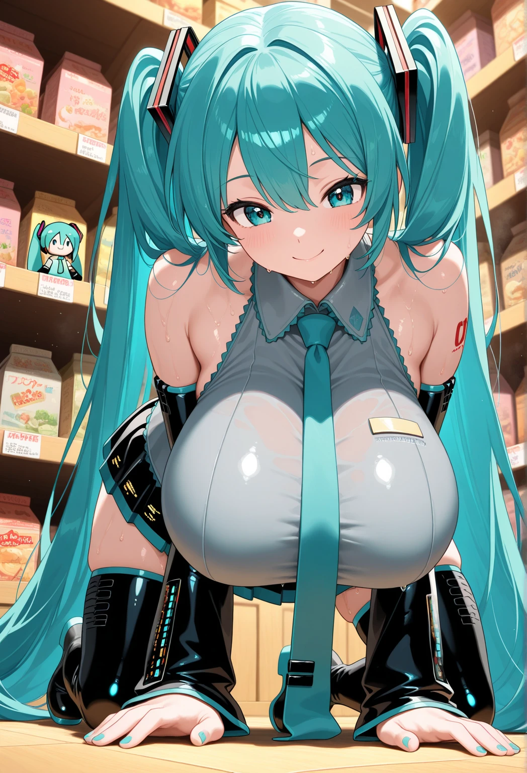 Big breasts Hatsune Miku