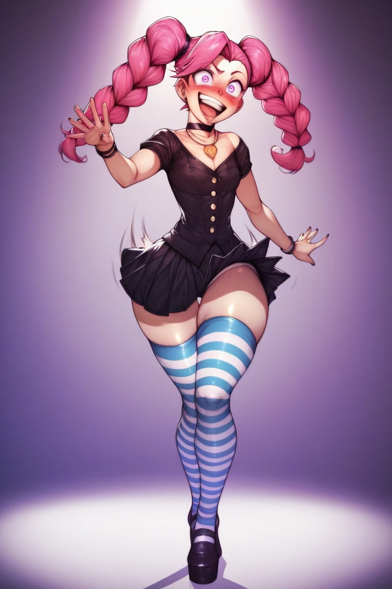 The character has an artificial body similar to that of a doll.. Your style is that of a joker