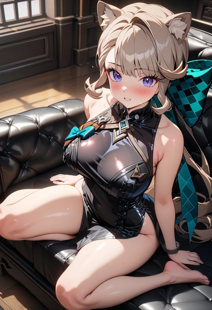 nsfw:0.5, (((HHH))), a precious special bitch hentai porn scene, Express all her emphasized feelings through her facial expressions and posing, 
ultra masterpiece, ultra high quality, spectacle scale, photorealistic:1.3, ultra high resolution, described in ultra fine detail down to the minutiae, high-quality textured, clearly, depth of field, good composition, good lighting, (close-up shot),
sexy, sensuous, erotic, eros, maniac, horny, sexually aroused, craving:1.1, (panting), messy, loose, sticky slimy, (raw), shiny, glaring, (colorful), 
flashy high-end sensual hostess, (looking up and (enraptured:1.1 rapt:1.1 (half-open)) bedroom eyes to downward camera view)), 
wearing wrinkled ((vivid colorful (bright color (shiny satin) tempting sexy mini bodycon dress))), skindentation, Wedgie, erect nipples, 
beautiful sexy face, detailed mouth:1.1, detailed too shiny lips:1.1, large firm breasts, Delicious body, oily wet translucent skin, messy loose (updo) with side-swept bangs hair, gold simple necklace earrings, 
((blissful:1.5 ecstatic expression:1.1)), ((blush)), (((sweat))), a little particle sweat drops, (((steam))), ((sigh)), (((((ecstasy))))), ((((orgasm)))), (((ahegao))), cum on body,
executive private night bar lounge, sitting on the luxury sofa, Give me her special H service that captivates me, ecstatic attentive escort service energetically, Her sexual desire has increased, Her sexual energy has increased, Anyway she is a very intense pervert, 