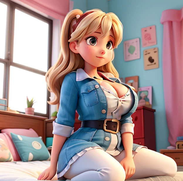 Girl from the country Senegal, lugares, mostrando bumbum povo bunda, breastplate, shortinho curto, Disney Pixar Cartoon Type A