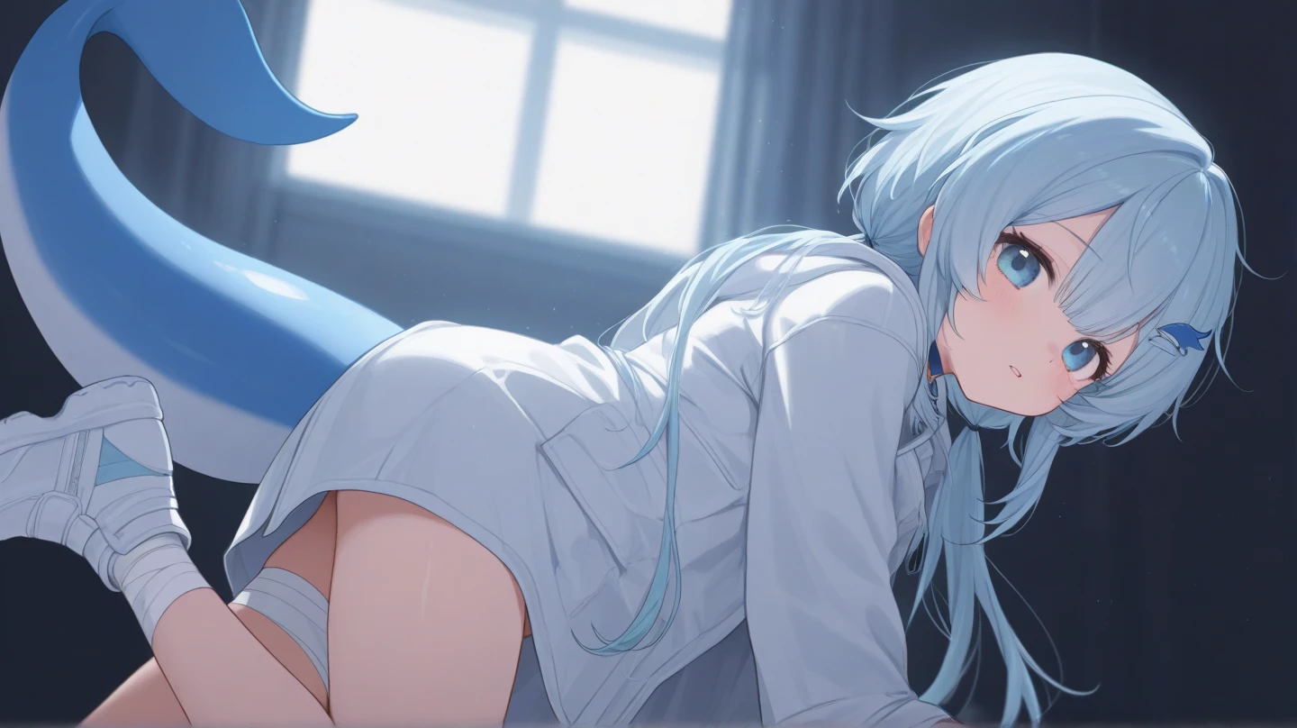 NSFW,(((1girl,1boy,sex from behind,vaginal ))),Mushoku Tensei Style, Roxy Migurdia, bangs, Black Hat,blue eyes, Blue Hair, Braiding, brown Cape, ((( white lace panties))),Hair between the eyes, Have, Long Hair, looking at viewers,indoor,bedroom,on the bed, break masterpiece ,8k unity wallpaper,anime key visual,highest quality, High resolution, unity 8k wallpaper, (shape:0.8),anime coloring,highly detailed face, detailed eyes,growing eyes,shiny skin,fine skin,white skin,dense skin,detailed hair,highly detailed legs,perfect lighting, Detailed CG, (perfect hands, perfect anatomy),High resolution,(Detailed wear ),slender limbs, delicate curves, dainty hands,figure:0.8,