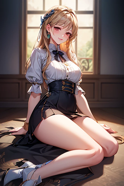 ((Highest quality)),(超High resolution),(Very detailed),(Detailed Description),((The best CG)),(masterpiece),Ultra-detailed art、(Highest quality、8k、32K、masterpiece)、(Realistic)、(Realistic:1.2)、(High resolution)、Very detailed、Very beautiful face and eyes、1 female、((:1.3))、Tight waist、Delicate body、(Highest quality、Attention to detail、Rich skin detail)、(Highest quality、8k、Oil paints:1.2)、Very detailed、(Realistic、Realistic:1.37)、Bright colors、BREAK,((light beige stockings:1.5)),

BREAK,(full body shot), (head to toes),((head to toes)),the sole of the foots,whole body,
entire body,full body,total body,

Night, night sky,milky way,bill,hanabi,firework:1.2,

(masterpiece: 1.3), (bestquality: 1.3), (high resolution: 1.3), (long: 3), (8k:1.3),
Anime style,

Big breasts,(black cardigan),

1girl:1.2, beautiful girl, Intelligent girl,
white hair,long hair,
Twin braided bangs:1.2,angelic smile:1.3,smooth,

OL office lady costume,
White blouse:1.4,
Purple bra under white blouse:0.5,
(show off Purple bra under white blouse:0.5)
pencil Skirt,
no heels pumps:1.3,no strap pumps:2,

独奏,
wayfarer glasses,