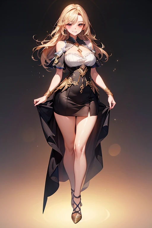 (from below) One beautiful Russian girl beauty is ultra-realistic, legs in different directions, panties removed, without underwear, covers her genitals with her hand, long hair, piquant pose, lifts her skirt, breasts can be seen, a slight smile, jewelry, a flower in her hair, stockings, background, vlop and sakimichan, ross tran 8 k, maximum detail of the genitals, maximum detail of the breast, maximum detail of the face, realistic eyes, realistic nose, Realistic smile, ultra detail