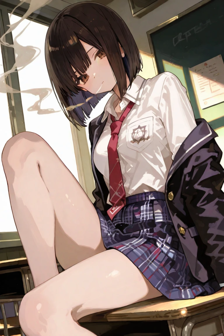 nsfw,cherry blossom cream, Primary school students、8-year-old with short hair, ribbon, Green Eyes, hair ribbon, Pink Hair, Ahoge,
, shirt, white shirt, collared shirt, Jacket, Long sleeve,masterpiece,Noise Reduction,Perfect Anatomy,High resolution, Very detailed,Game CG,Beautiful attention to detail,Visual Arts,
(crowd)、 Cowboy Shot、(Pussy、pussy)、(from below),(arms behind back)、(Put your arms behind your head)、Sit on a chair、Spread your legs、(pussy juice)、embarrassed、