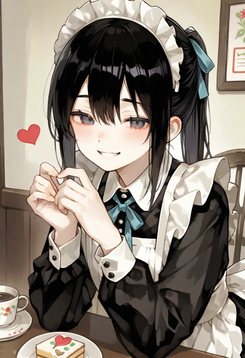 huge-breasted、beautiful a girl、high-level image quality、Like a shot with an SLR、Goth Loli Fashion、Lolita Fashion、maid clothes、Maids、big breast beauty、Shoulders are out、on the beds、Close your eyes、Open your mouth、Bold poses、s ass、underpants