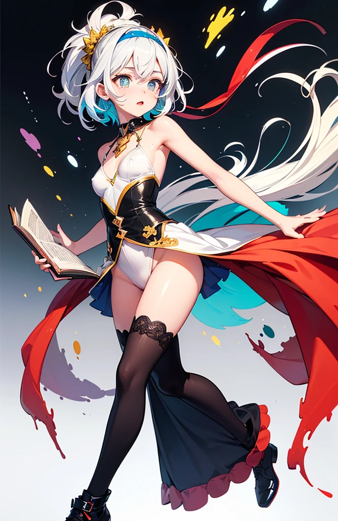 Scorpion、(Orange haired beauty 1.8)、tarot cards,Hands together,Vulcan salute,attention, There is a halo behind the head,finely_detailed, perfect_Body, perfect_Eye, perfect_Face, perfect_finger,Yu-Gi-Oh card game style、(((Voluminous breasts 1.8)))、(((micro bikini 1.4)))、(Saggy breasts 1.4)、(Cleavage 1.4),Seductive pose、Random Pause、cowboy shot、
(The Scorpion symbol is depicted on the card frame 1.3)、Three-dimensional depiction that seems to emerge from the card, ultra-detailed depiction, artistic、A pose that makes it seem as if the person is coming out of the card、The card frames are drawn in super-beautiful detail, perfect anatomy, perfect fingers, super beautiful faces, stunning beauties aged 16 to 30、Greek mythology sculpture style background、Super beautiful eyes, and the card frame features illustrations of the moon, sun, stars, and golden coins、The card frame features an illustration of a sword and shield、Card colors are random、Depicts the symbol of Scorpion、Write the letter Scorpion、Write Scorpion on the top of the tarot card.May the person who sees the tarot card be happy、Write the word "Scorpion" in embossed letters on the tarot card、Magic wand, spear, bow and arrow, guitar, fire, water, earth, wind, dagger, pen, sword, crossbow, large shield, gloves, fishnet stockings、Flowers, leaves, good luck, four leaf clover、Scattering jewels、Diamond, ruby, sapphire, topaz, blue sapphire, pearl, crystal,Virgo sign tattoo on body、Random hair color、Rainbow, red, blue, orange, yellow, purple, green, gold, silver, light blue, brown, white, yellow-green, navy blue, pink,