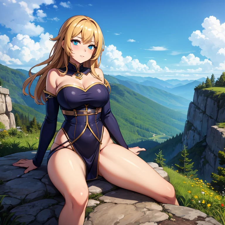 best quality, cute cat ears girl, Cute fantasy world lightly dressed, fantasy world, smooth skin,