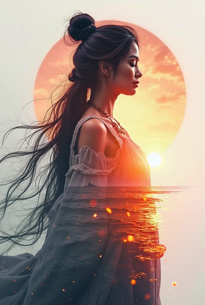 Change background like sunset, realistic face, 8k, ultra realistic,