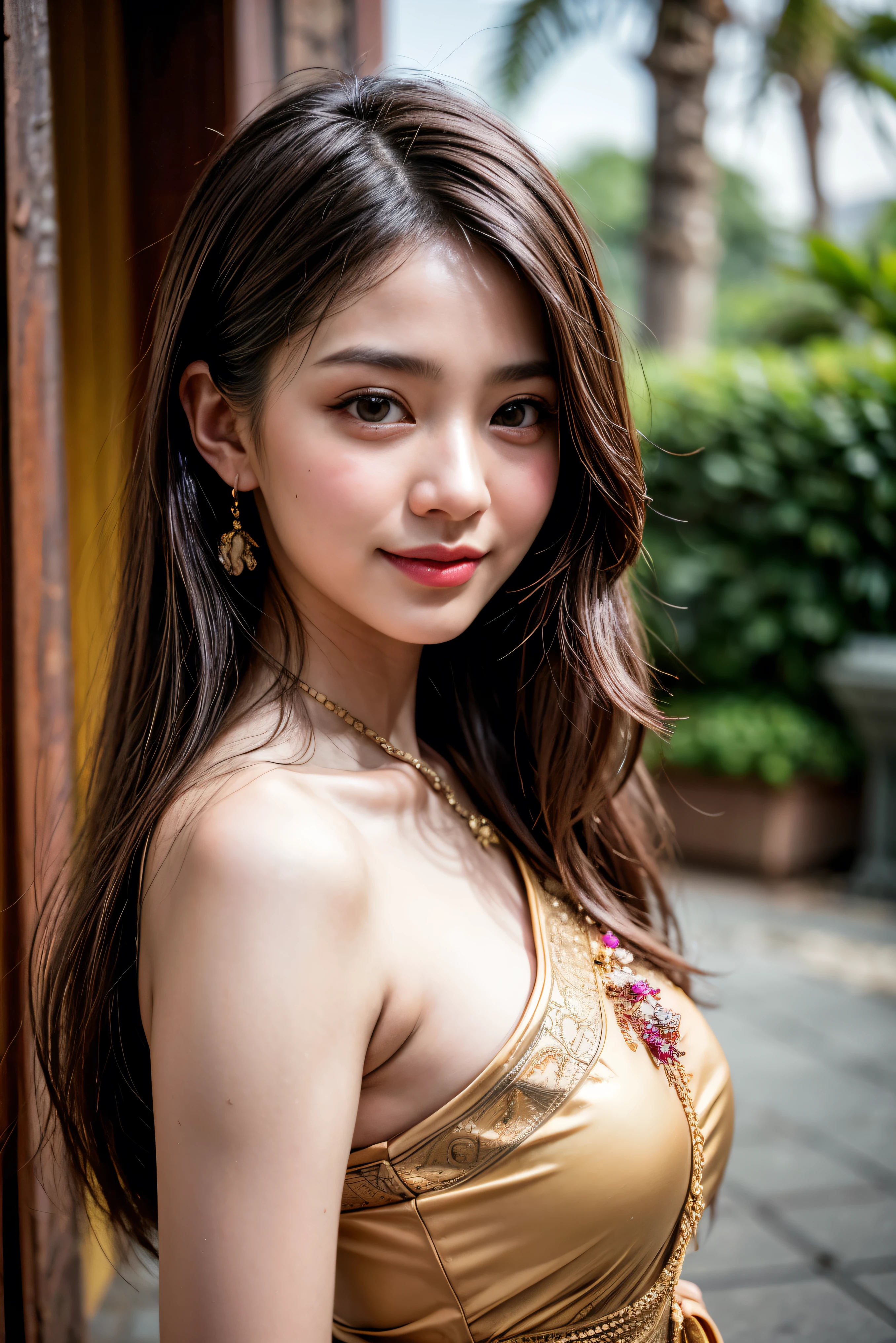 Nine-arch viaduct bridge in Sri Lanka, sun, Palma, Sri Lanka, young girl, blonde woman, Slim, handsome body, tmasterpiece, (8K, present, foto realista, beste-Qualit: 1.4), Sparkle in the eyes, beatiful face, (A real person: 1.5), (hair light, hairlong: 1.3), Happy smile, realistic blue eyes, beautiful detail eyes, (real-looking-skin: 1.4), Beautiful skin, Attractive, extra high resolution, ultra realisic, hight resolution, the golden ratio, (Detailed Face: 1.5), 18 years, Mila Jovovitch, red bikini, Breasts are small, NSFW, (Detailed breasts: 1.5), A lot of emphasis on the chest, (textures!, hairsh!, glistering, a color!!, imperfections: 1.1), highly detailed glossy eyes, (is looking at the camera), looks at the viewer, The shape of the pubis is transparent and clear, a girl stands against the backdrop of a nine-arched viaduct bridge near the city of Ella in Sri Lanka, legs spread towards the viewer, bokeh