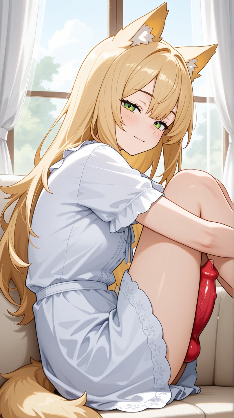 lucy from chrono ark, indoors, room, on the bed, soft smile, solo, 1girl, soft smile, slender figure, slim, big head, young girl, short height, full cheeks, skinny, Sexy, Beautiful composition, beatiful face, handsome body (Body Full 1.1.), Beautiful figure, in full height (Body Full 1.1.), ((masterpiece)), best quality, high detailed illustration, high detailed background, hi-res, Digital Art, sexypose, flat chest, Young Girl(Body Full 1.1), (Green eyes:1.5), teen, pink hair, short hair, Beautiful figure, (Fullness of the body.1,1), Hair between the eyes, hairlong, straight hair, side locks, bangs, Asymmetrical Clothing, (Masterpiece:1.2), Best Quality, High Resolution, Unity 8k Wallpaper, (illustration:0.8), (beautiful detail eyes:1.6), extremely detailed face, perfect lighting, extremely detailed CGI, (perfect arms, perfect anatomy), epic composition, naked, no clothes, stripped, looking at viewer, fullbody, full-body, bare legs, bare feet, blushing, shy, glistening skin, legs spread, feet soles, pink pussy, nipples, hand between legs, bare skin, pussy, asshole, breasts, belly