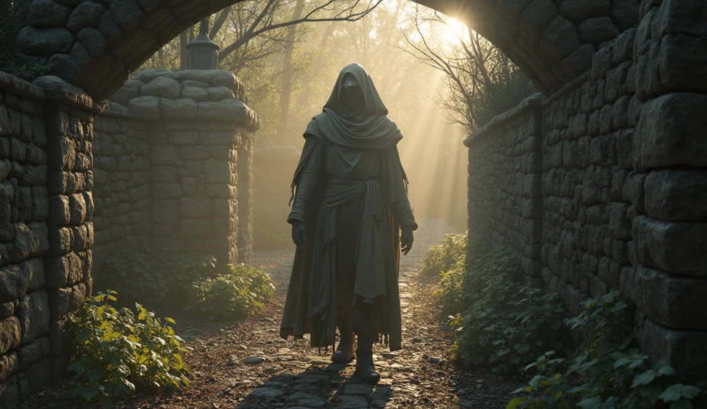 Deep in the forest,A mysterious figure dressed in a bright red viper robe stands alone on a rock,Overlooking the city not far below。His figure was shrouded in a mist,In the shimmer of light, his face was hidden deeply。 --auto