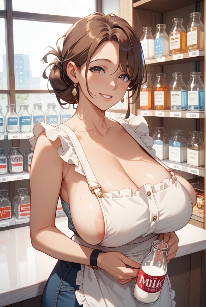 (masutepiece:1.4),(Best Quality:1.4),超A high resolution,((detailed facial features)),nffsw,8K resolution,1girl in,Blue sky, / :3,(shiny),Sadako,Street,Shirt,Earring,Short jeans,Large breasts, Wet skin,Shiny skin,, ,Socks on the thighs,Looking at Viewer,Skin Tight,Solo Focus,Naughty face,
