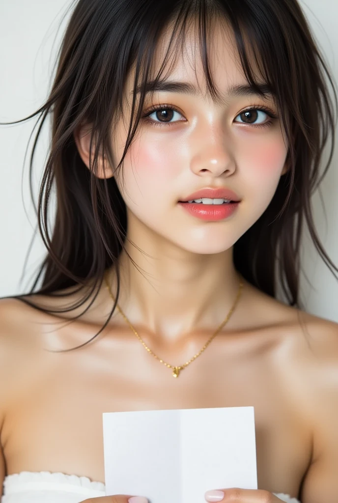 ((best quality, 8ก, Masterpiece :1.3)), Sharp focus :1.2, womanสวยกับจมูกบาร์บี้ที่สมบูรณ์แบบ :1.4, right :1.2, ((dark brown hair :1.2)), (natural light, photo studio:1.1), Highly detailed facial and skin textures, Detailed eyes, Double eyelidsfull body,European Brazilian girl with a very beautiful face, Like a beauty queen..... Put your hands on your hair...., Looks beautiful...., Take nude photos. The genitals can be clearly seen....,The breasts are perfectly proportioned..... Semen flows from the mouth...., Semen on the body, open legs, And use your fingers to damage the genitals..... lying in bed, Waiting for sex with a young man. The most realistic details,((best quality, 10, Masterpiece :1.3)), woman, 1 girl,18 years old., Just big breasts.... :1.3, (, Slender figure :1.2), dark brown hair, ,full body, Extraordinarily detailed face, detailed lips, Detailed eyes, Double eyelids