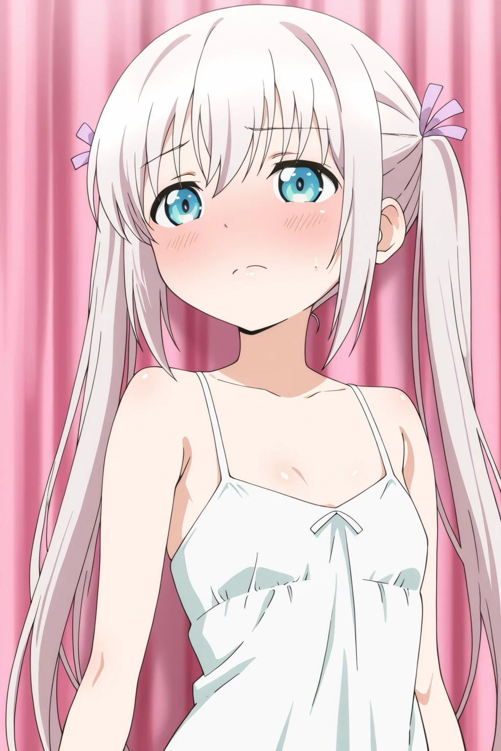 rating_safe, score_8_up, score_7_up, score_6_up, uncensored, anime screencap, (flat shadows, flat colors), komako semenovich, upper body