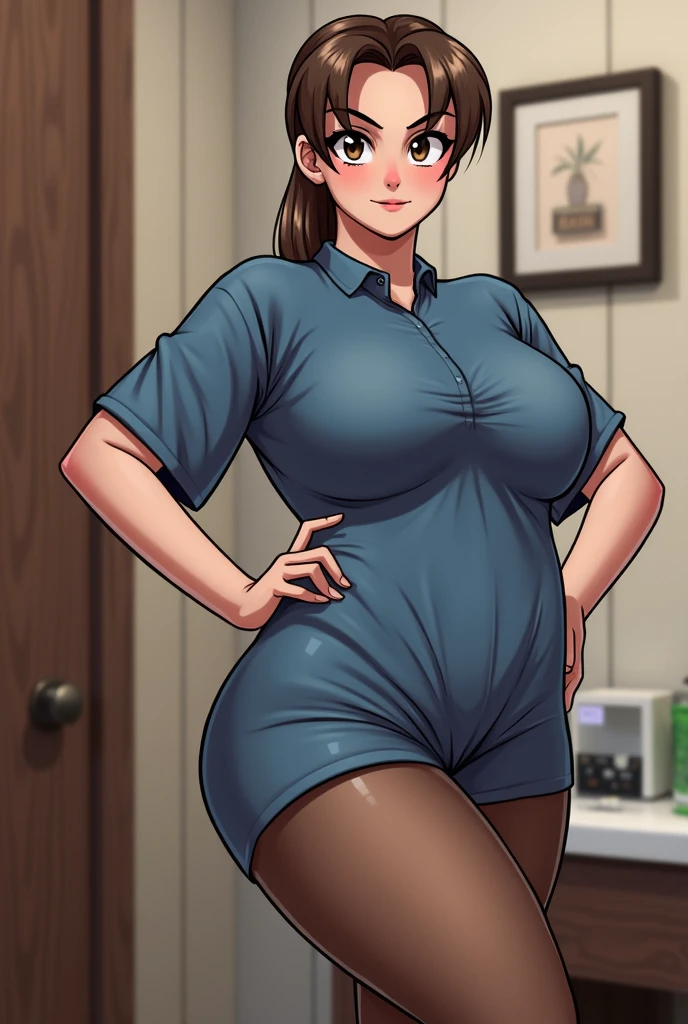 My mother, my mother, this is me. I have shrunk to a very small size. I am here, here under you giantess Mom 
