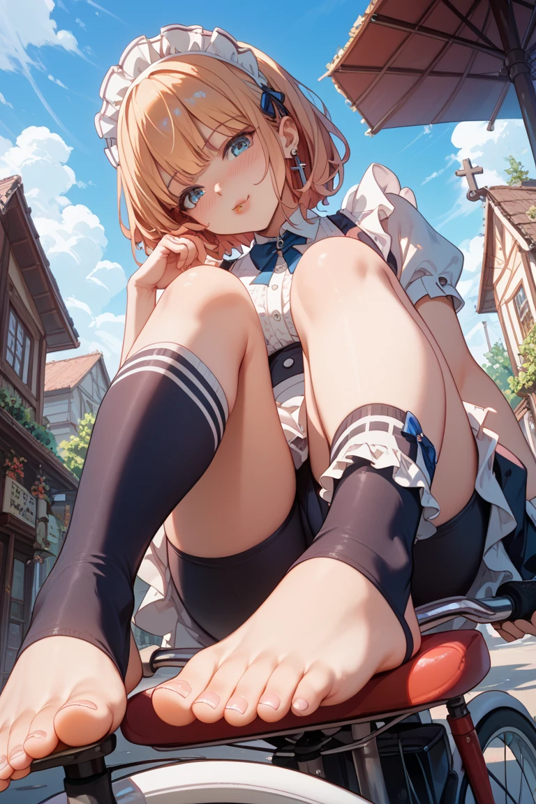 (masterpiece、highest quality、High resolution、realistic pictures、real looking skin:1.1)、(Please give me a panty shot:1.8)、
(A woman is squatting with her knees and thighs together.:1.9)、
(A woman's body is mine々facing directly in front of:1.8)、(I rest my elbows on my knees and rest on my chin.:1.8)、
(glimpse of panties:1.8)、
(she has a grin on her face:1.5)、
(She is wearing a light blue sleeveless turtle knit:1.8)、
(She is wearing a brown pleated miniskirt:1.8)、
(She is wearing brown mid-length boots.:1.8)、
(The panties are red and patterned.:1.5)、(brown short hair:1.5)、
(The location is a park lined with cherry blossom trees where the wind blows.:1.5)、
1 Japanese girl、solo、full body esbian、beautiful eyes、shining eyes、Shining thighs、NSFW