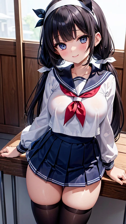 2 girls, by 2 person, Girl&#39;s brown eyes, black hair, medium long hair, Inward roll、(sailor suit:1.4),indoors, Cafe、very big breasts、publish one&#39;chest of、Naked things&#39;chest of、The nipples are transparent、blush、embarrassing、scary face、I&#39;m worried、confused face、a large amount of breast milk comes out of the nipples,、Breast milk gushes from the nipple、very short skirt、micro mini skirt、female shape&#39;Private parts are clearly visible