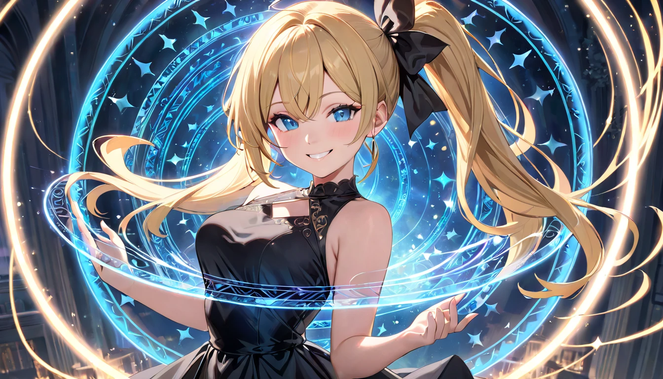 8K resolution, masterpiece, Highest quality, Award-winning works, unrealistic, Only sexy women, healthy shaped body, Age 25, White wavy long hair, twin tail, hair band, huge firm bouncing busts, witch, royal coat of arms, elegant, Very detailed, Digital Painting, artステーション, コンセプトart, Smooth, Sharp focus, shape, artジャム、Greg Rutkowski、Alphonse Mucha、William Adolphe Bouguereau、art:Stephanie Law , Magnificent cosmic background, Royal Jewel, nature, Full Shot, Symmetric, Greg Rutkowski, Charlie Bowwater, beep, Unreal 5, Surreal, Dynamic Lighting, ファンタジーart, Complex colors, カラフルなmagic陣, magic, Small face, Very delicate facial expressions, Delicate eye depiction, Upper body close-up,, erotic, dynamic sexy poses, One sexy woman, Healthy body shape, 24-year-old woman, doaxvv_marie rose, witch, Height: 170cm, big firm bouncing busts, , blonde very long wavy hair, twin tail,, Top view, Glaring at the camera, Looking up, Invincible laughter, A complex, gothic-style long dress, , Green long skirt, garter belt, Brown Loafers, Standing Alone