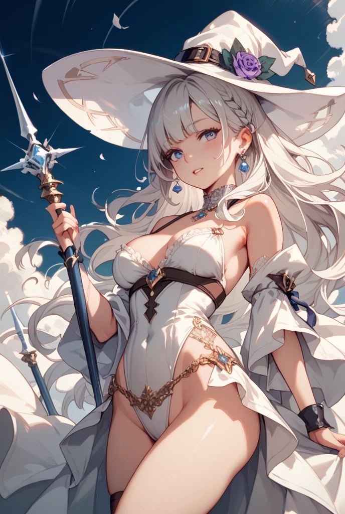 name:Est Profession:Priest of the Saviour Church age:26 years old gender:female Body Type:Slim and toned body、Waistline。Long legs。Double。eyelashes are long。顔立ちは整った美people Breast Size:c hair:Brown close to black skin:white height:About 165cm body weight:Approx. 55kg clothing:Clothing and accessories are free。whiteいローブ。A silver cross, a sacred symbol, on his waist。 character:A little modest, but with a strong core。Strong faith、people々I feel it is my mission to save。The sense of mission is too strong、Sometimes it can be nerve-wracking。 ability:Healing。guidance。Healing Magic。enchantment。sword、bow。Miracles through faith in God。