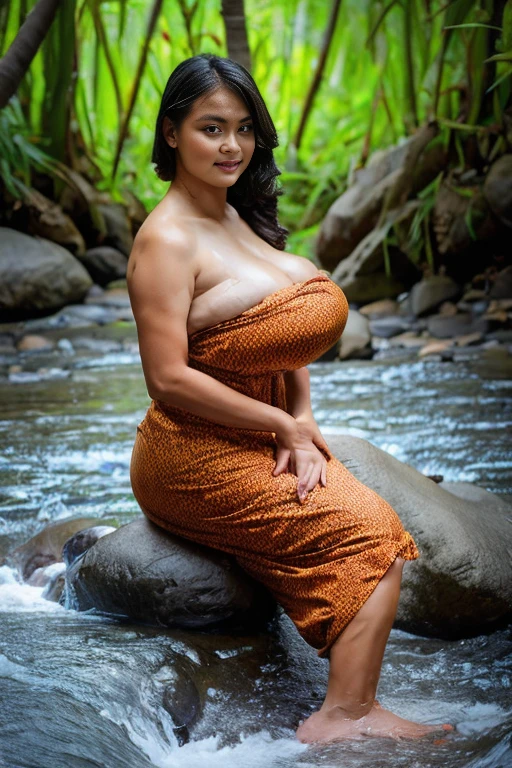 Indian bhabhi big breast walking in jungle behind big ass bouncing thin cloths visible nipples